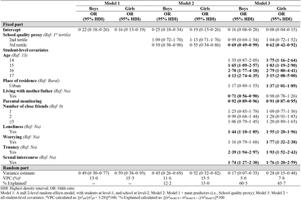 Table 3: